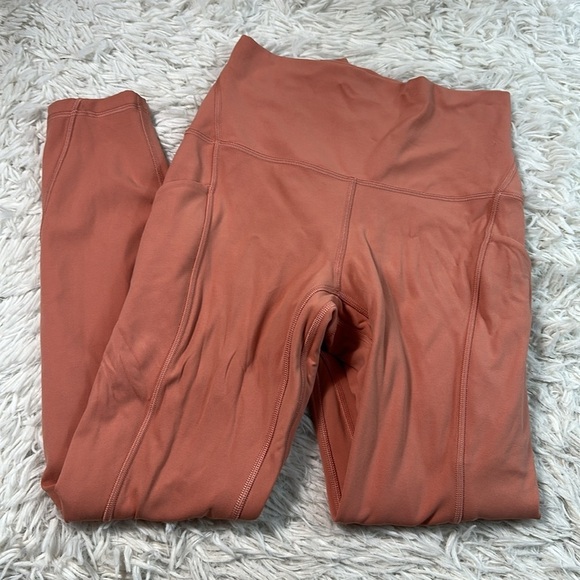 Lululemon Align High-Rise Pant with Pockets 25" Pink Savannah - Picture 1 of 5